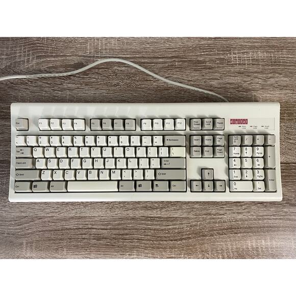Vintage Digital KB-5923 Mechanical Keyboard‎ PS/2 PCL1A-DA Tested 5V 200mA - Picture 11 of 12